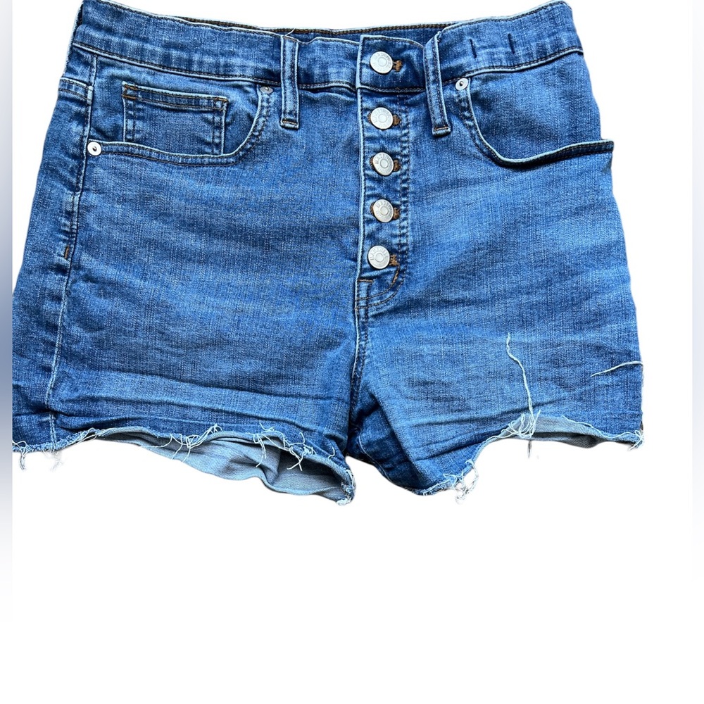 Madewell high rise denim shorts